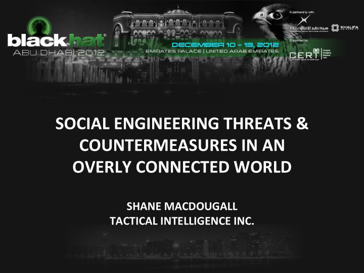 social engineering threats countermeasures in an overly