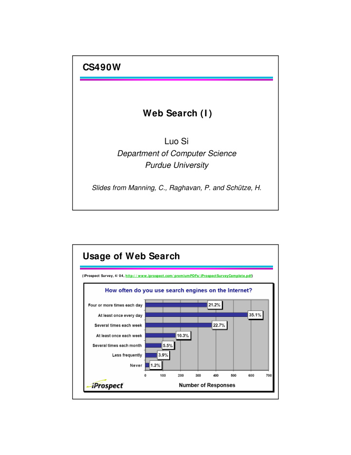 cs490w web search i