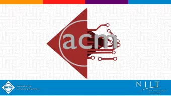 Association for Cooking Mistakes  11 September 2020  Association for Computing Machinery  11