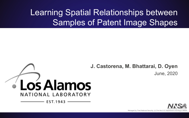 learning spatial relationships between samples of patent