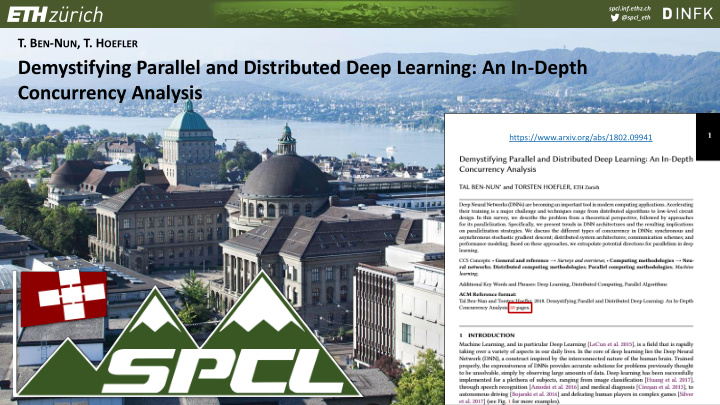 demystifying parallel and distributed deep learning an in