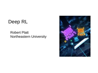 Deep RL  Robert Platt  Northeastern University  Q-learning  Q-function  Q  action  argmax  state