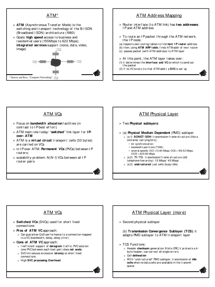 atm atm address mapping