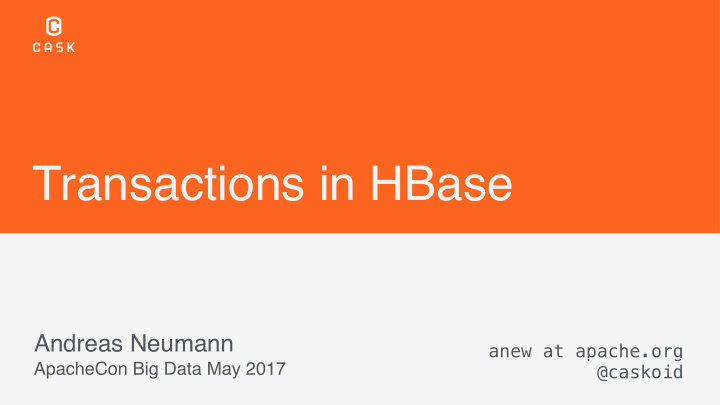 transactions in hbase