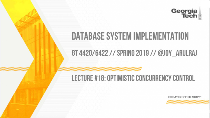 database system implementation