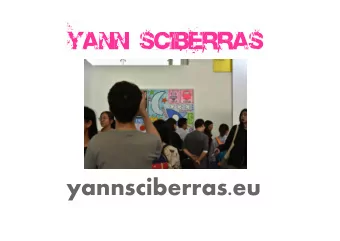 yannsciberras.eu  Table of contents Yann sciberras artist : page 1 References : page 2