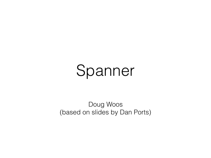 spanner