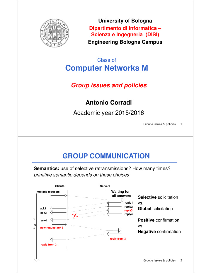 computer networks m