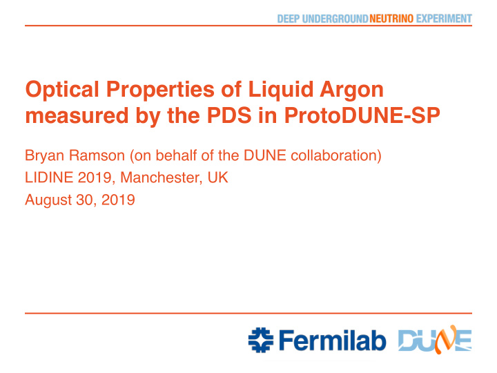 optical properties of liquid argon measured by the pds in