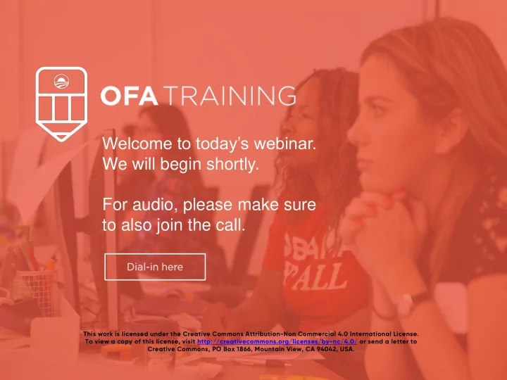 for audio please make sure