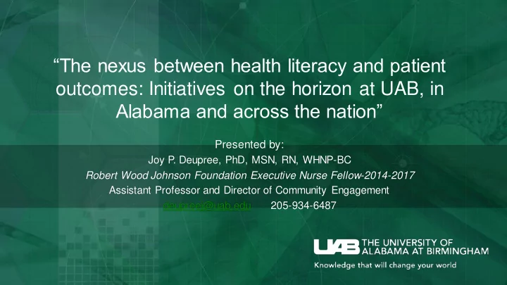the nexus between health literacy and patient