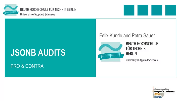 jsonb audits
