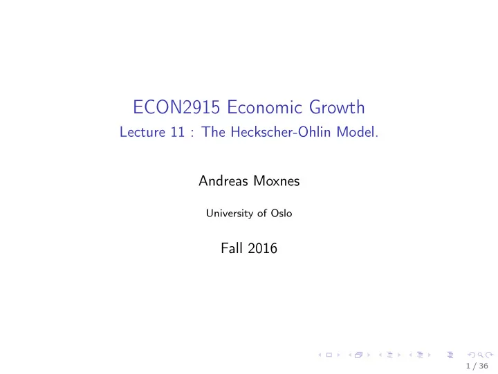 econ2915 economic growth