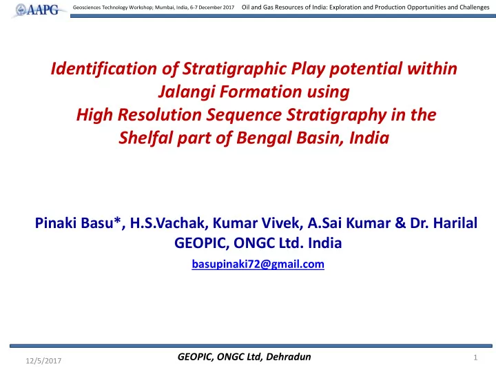 high resolution sequence stratigraphy in the