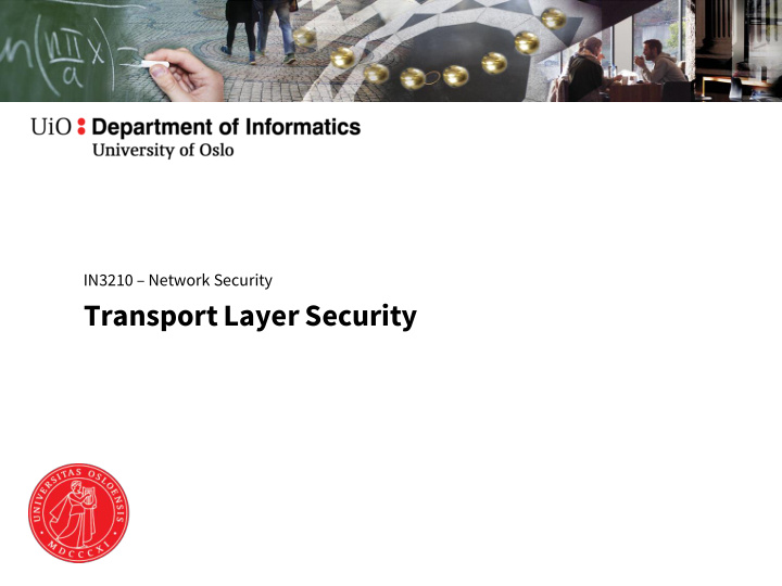 transport layer security the tls protocol transport layer