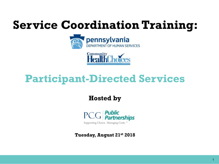 service coordination training