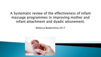 In 2006 in north  Somerset we launched the Postnatal pathway for maternal mental health and early