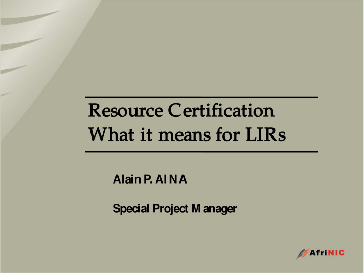 what it means for lirs