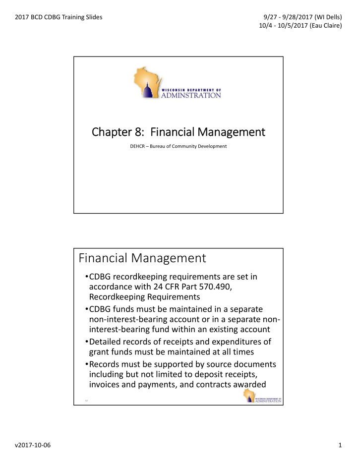 financial management