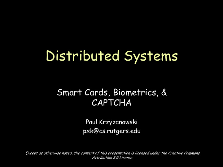 distributed systems