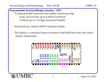 UMBC  A  B  M  A  L  T  F  O  U  M  B  C  I  M  Y  O  R  T  1  (April 14, 2002)  I  E  S  R  C  E