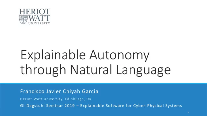 through natural language