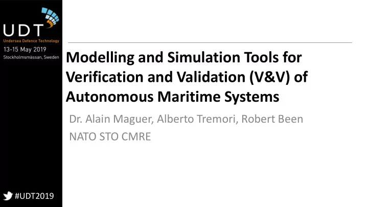 verification and validation v v of