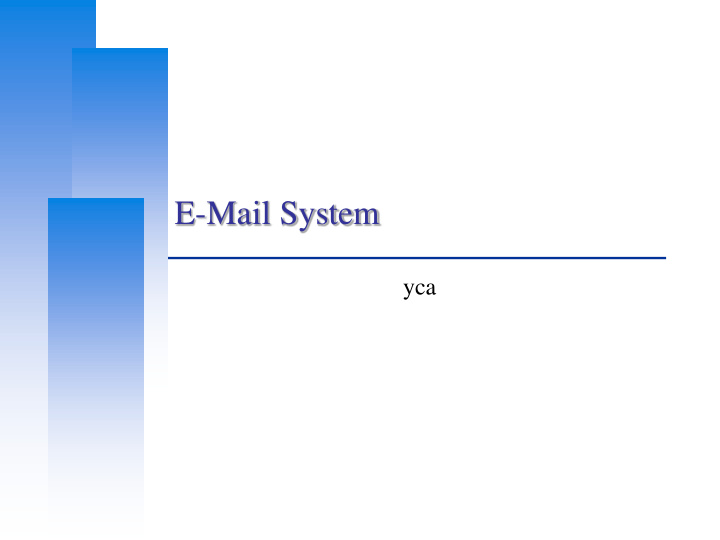 e mail system