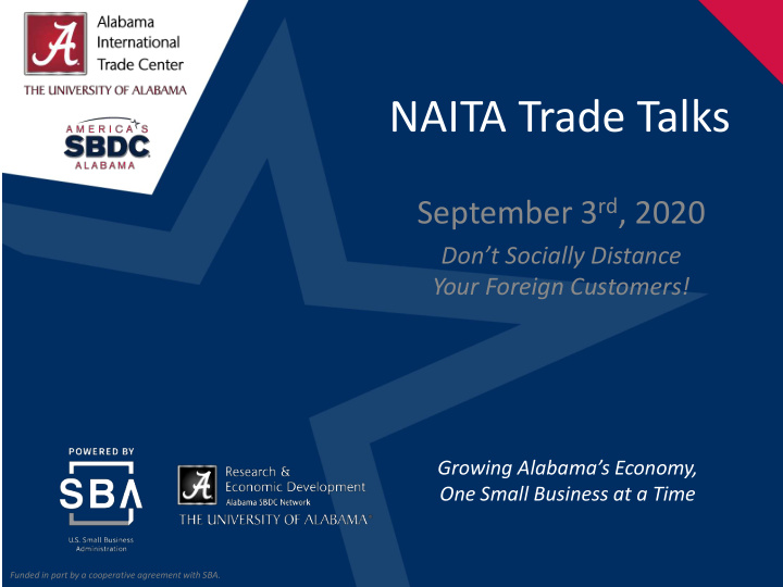 naita trade talks