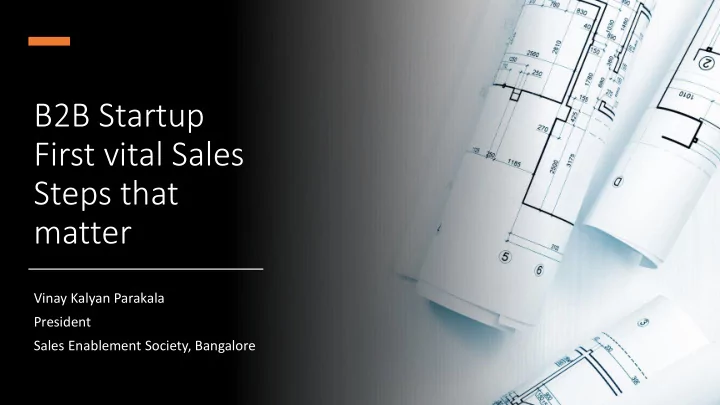 first vital sales steps that matter
