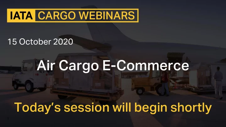 air cargo e commerce