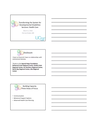 Disclosure I have no financial I have no relationships with commercial interests. Thanks to the