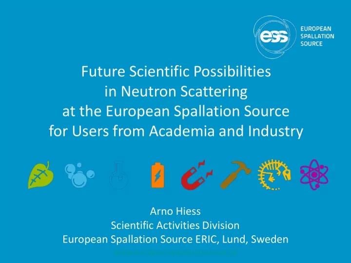 future scientific possibilities