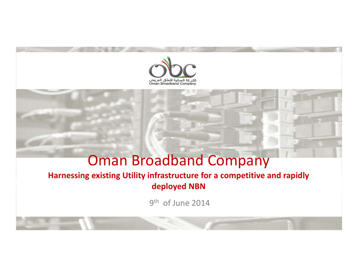 oman broadband company