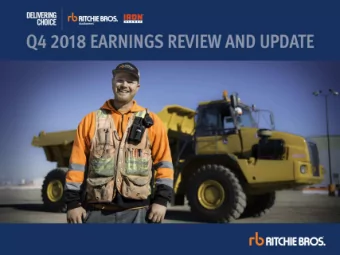 February 27, 2018  Forward looking statements and non-GAAP measures  Caution Regarding