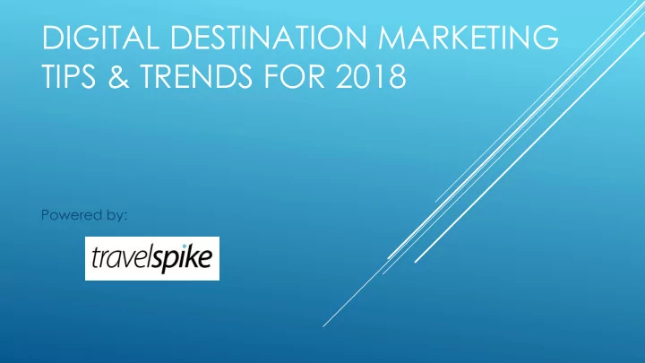 tips trends for 2018