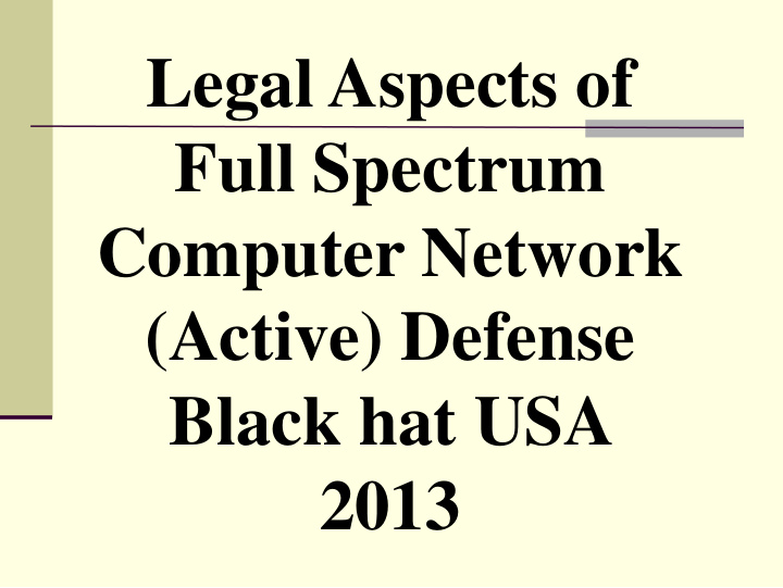 full spectrum computer network