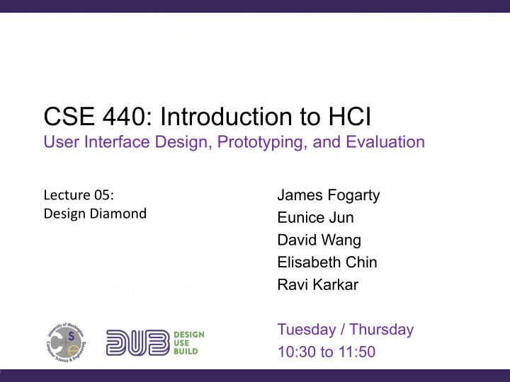 cse 440 introduction to hci