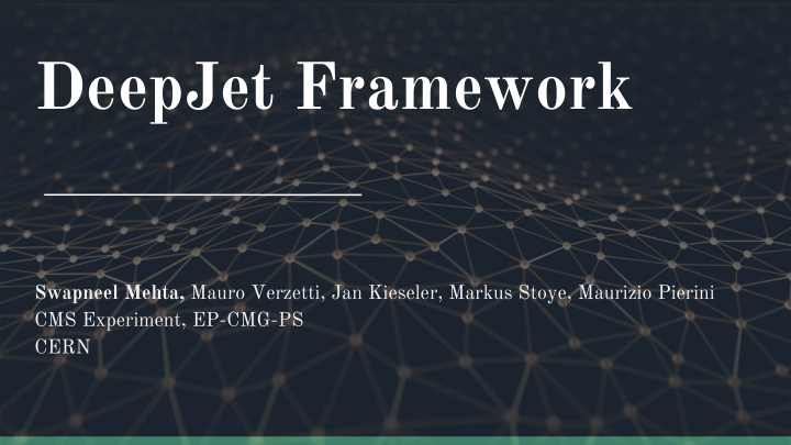deepjet framework