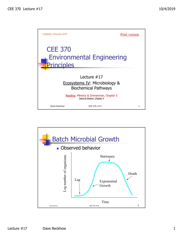 cee 370 environmental engineering principles