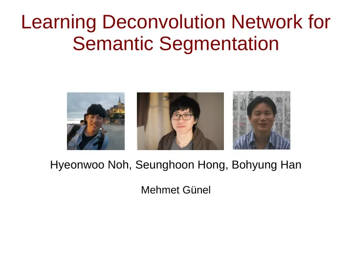 learning deconvolution network for semantic segmentation