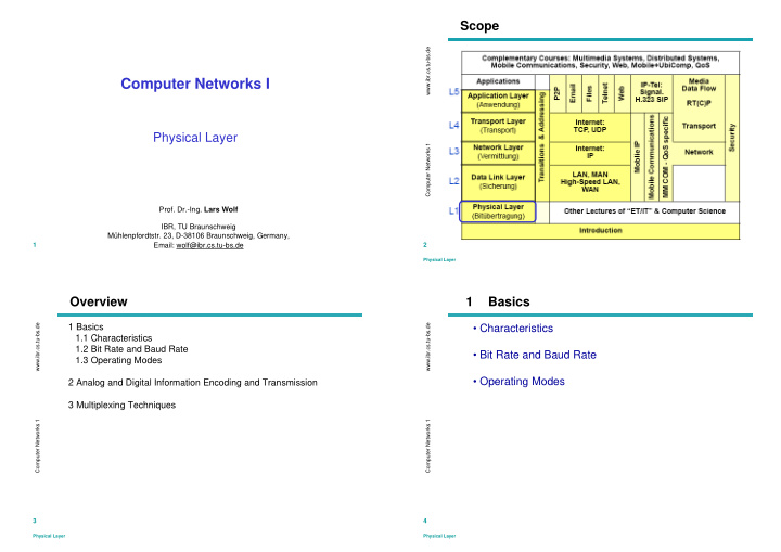 computer networks i