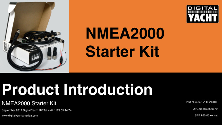 nmea2000 starter kit product introduction