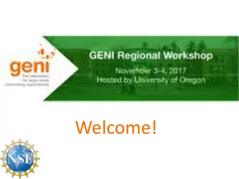 Welcome!  Introductions  Violet Syrotiuk  Abraham Matta  Vic Thomas  Our local host,