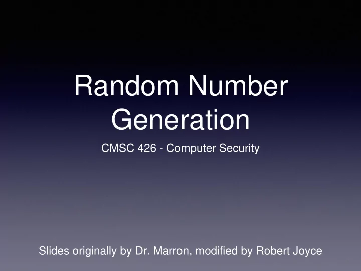 generation
