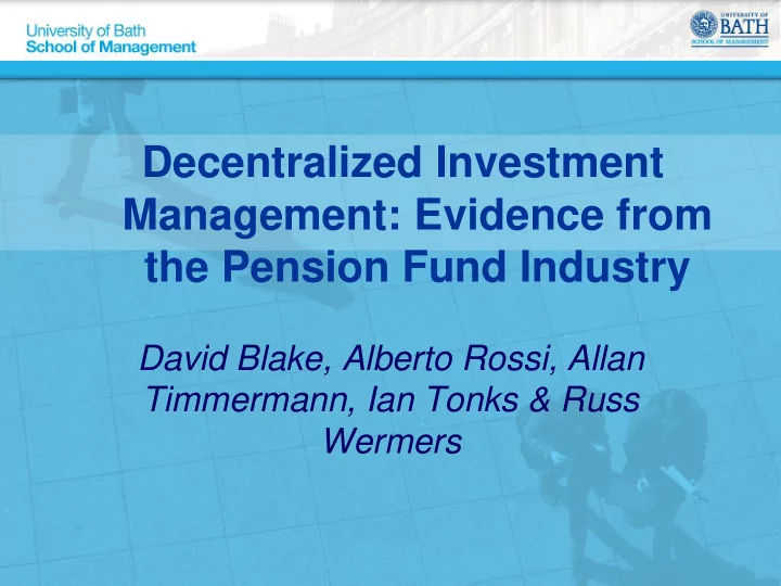 management evidence from
