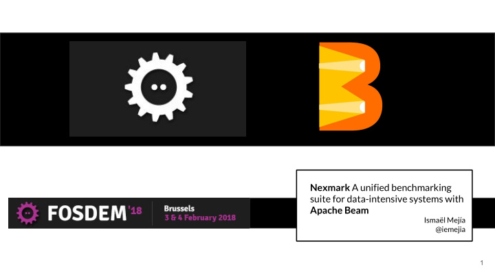 nexmark a unified benchmarking suite for data intensive