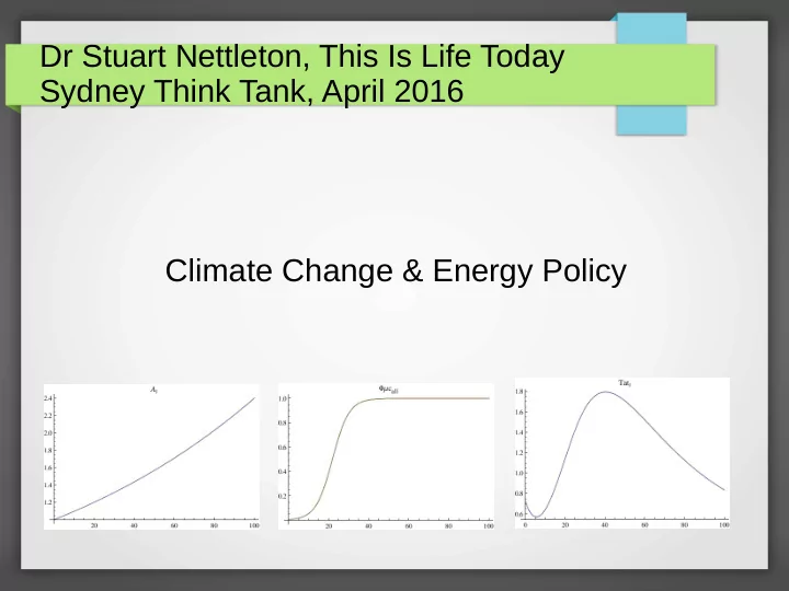 climate change amp energy policy