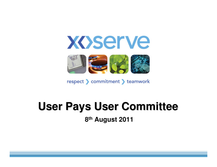 user pays user committee user pays user committee