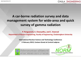 A car-borne radiation survey and data  management system for wide-area and quick  survey of gamma